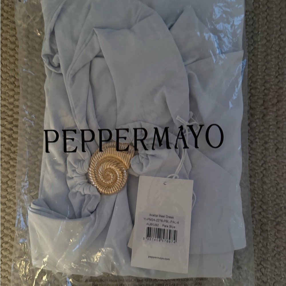 Blue Peppermayo Maxi Dress, US 0, IN PACKAGE